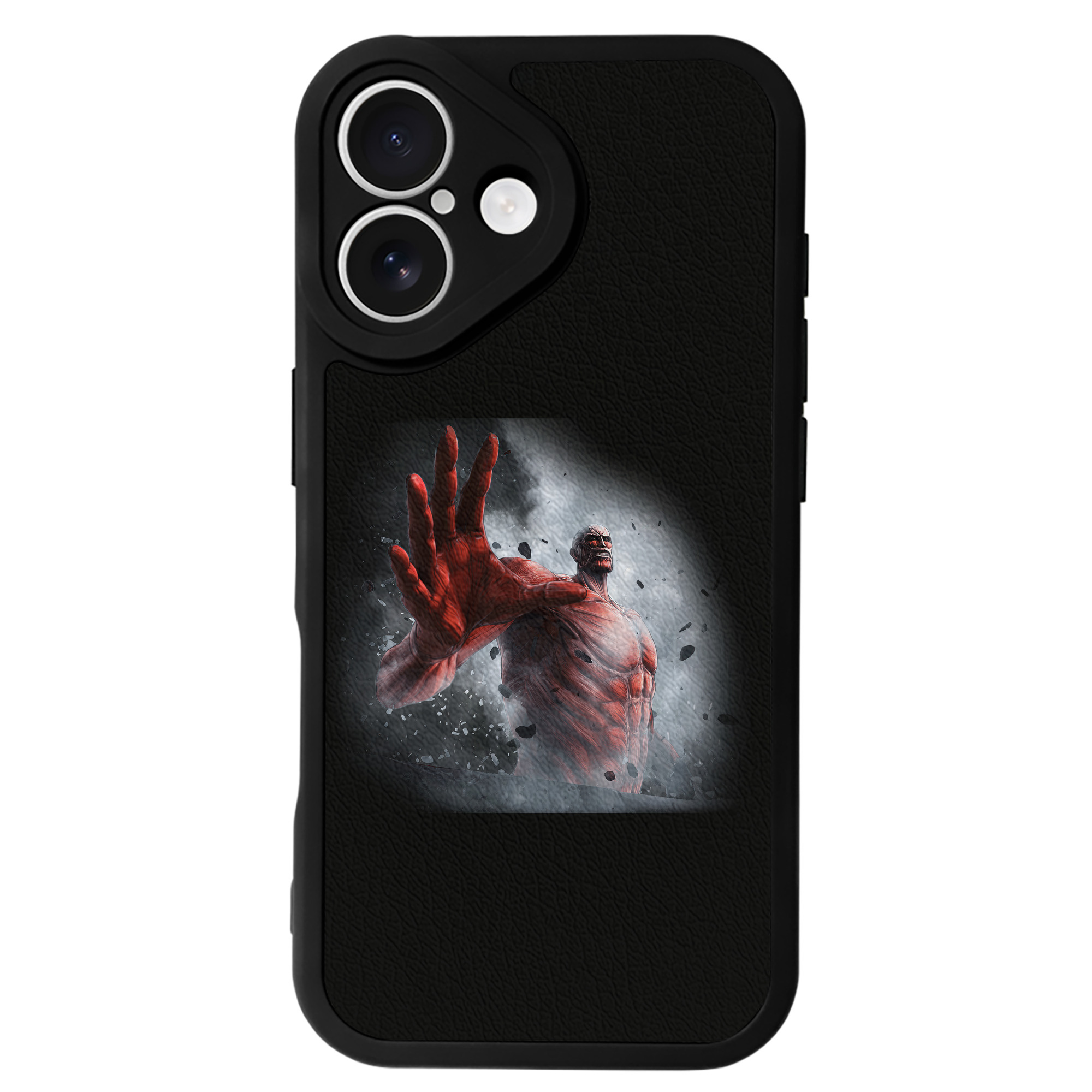 （画像用） 進撃の巨人 Attack on Titan 【iPhone 16シリーズ対応】シリコンスマホケース（レザー調） 材質：シリコン